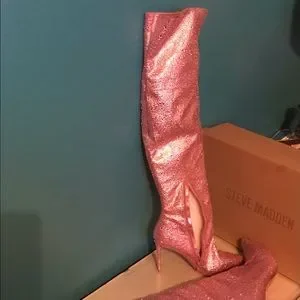 Steve Madden Shoes Bling Pink Rhinestone Steve Madden